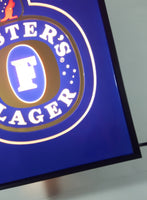 Foster's Lager Beer 13" x 17" Illuminated Light Up Wall Sign