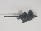Green Army Military Soldier Gunner 2 1/2" Long Plastic Toy Figure