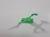 Green Army Military Soldier with Sword and Shield 2 3/8" Tall Plastic Toy Figure