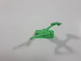 Green Army Military Soldier with Sword and Shield 2 3/8" Tall Plastic Toy Figure
