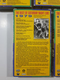 The Best of Saturday Night Live 1975 1976 1978 1979 1982 VHS Video Cassettes Lot of 5