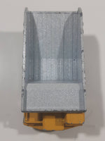 Majorette No. 274 Benne Carriere Quarry Super Dump Truck 1/100 Scale Yellow Grey  Die Cast Toy Car Vehicle
