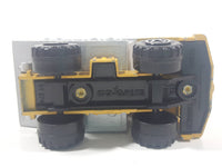 Majorette No. 274 Benne Carriere Quarry Super Dump Truck 1/100 Scale Yellow Grey  Die Cast Toy Car Vehicle