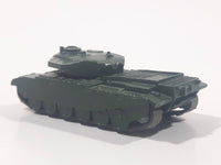 Vintage Lesney Matchbox Centurion Tank Mark III Army Olive Green Die Cast Toy Car Military Weaponry Vehicle Made in England Missing Gun