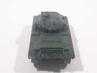 Vintage Lesney Matchbox Centurion Tank Mark III Army Olive Green Die Cast Toy Car Military Weaponry Vehicle Made in England Missing Gun