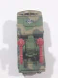 1994 LGT Galoob Micro Machines Scud Missile Rocket Launcher Camouflage Army Olive Green and Brown Die Cast Toy Car Military Weaponry Vehicle - 1 Broken Missile