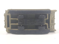 1994 LGT Galoob Micro Machines Scud Missile Rocket Launcher Camouflage Army Olive Green and Brown Die Cast Toy Car Military Weaponry Vehicle - 1 Broken Missile