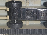 1994 LGT Galoob Micro Machines Scud Missile Rocket Launcher Camouflage Army Olive Green and Brown Die Cast Toy Car Military Weaponry Vehicle - 1 Broken Missile