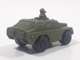 1973 Lesney Products Matchbox Rolamatics No. 28 Stoat Army Green Die Cast Toy Car Army Military Scout Lookout Vehicle