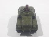 1973 Lesney Products Matchbox Rolamatics No. 28 Stoat Army Green Die Cast Toy Car Army Military Scout Lookout Vehicle