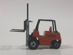 Vintage 1972 Lesney Products Matchbox Superfast No. 15 Fork Lift Truck Orange Die Cast Toy Car Warehouse Yard Machinery Vehicle