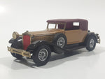 Vintage 1969 Lesney Matchbox Models of YesterYear No. Y-15 1930 Packard Victoria Gold Burgundy Red Die Cast Toy Antique Car Vehicle