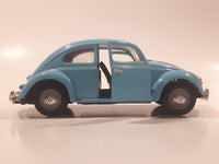 Sunnyside Superior No. 7707 1955 Volkswagen Beetle Bug Light Blue 1/24 Scale Die Cast Toy Car Vehicle with Opening Doors