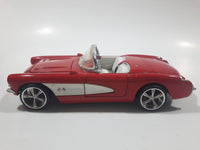 Sunnyside Superior No. 7708 1957 Corvette Red 1/24 Scale Die Cast Toy Car Vehicle with Opening Doors and Hood