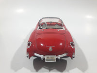 Sunnyside Superior No. 7708 1957 Corvette Red 1/24 Scale Die Cast Toy Car Vehicle with Opening Doors and Hood