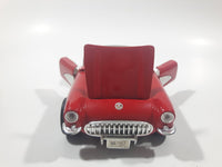 Sunnyside Superior No. 7708 1957 Corvette Red 1/24 Scale Die Cast Toy Car Vehicle with Opening Doors and Hood
