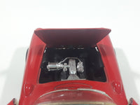 Sunnyside Superior No. 7708 1957 Corvette Red 1/24 Scale Die Cast Toy Car Vehicle with Opening Doors and Hood