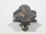 Antique Lord Nelson with The Victoria Tall Ship Boat Cast Bronze Metal Door Knocker