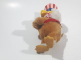 Vintage 1984 Los Angeles Summer Olympic Games Sam The Eagle Mascot 4 3/4" Tall Toy PVC Figure Plush Clip Holder