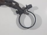 Antique Very Heavy 3 1/2" Cannonball Ball and Chain Ankle Cuff 18" Long
