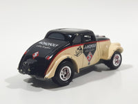 2003 Johnny Lightning Monopoly 1933 Jeep Willy's Cream and Black Die Cast Toy Car Vehicle