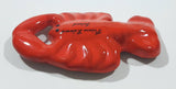 Prince Edward Island Red Lobster Shaped 1 7/8" x 3 1/4" Clay Pottery Fridge Magnet