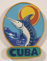 Cuba Jumping Marlin 1 7/8" x 2 3/8" Resin Fridge Magnet