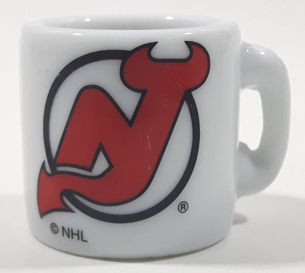 NHL Ice Hockey New Jersey Devils Team Mini Miniature Ceramic Mug