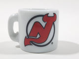 NHL Ice Hockey New Jersey Devils Team Mini Miniature Ceramic Mug