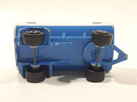 Majorette Milky The Good Milk Trailer White and Blue Die Cast Toy Vehicle Busted Hitch
