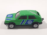 Majorette No. 235 VW Golf GTI Green 1/56 Scale Die Cast Toy Car Vehicle with Opening Rear Hatch