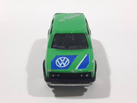 Majorette No. 235 VW Golf GTI Green 1/56 Scale Die Cast Toy Car Vehicle with Opening Rear Hatch