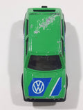 Majorette No. 235 VW Golf GTI Green 1/56 Scale Die Cast Toy Car Vehicle with Opening Rear Hatch