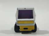 Vintage 1973 Lesney Matchbox Superfast No. 50 Articulated Semi Tractor Truck White and Yellow Die Cast Toy Car Vehicle