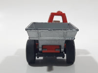 Vintage 1976 Matchbox Lesney Superfast No. 26 Site Dumper Truck Red and Silver Die Cast Toy Car Construction Equipment Machinery Vehicle - Made in England