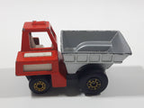 Vintage 1976 Matchbox Lesney Superfast No. 26 Site Dumper Truck Red and Silver Die Cast Toy Car Construction Equipment Machinery Vehicle - Made in England