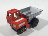 Vintage 1976 Matchbox Lesney Superfast No. 26 Site Dumper Truck Red and Silver Die Cast Toy Car Construction Equipment Machinery Vehicle - Made in England