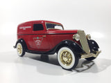 Liberty Classics Canadian Tire 1934 Ford Delivery Red 1/25 Scale Die Cast Toy Car Vehicle Coin Bank No Key