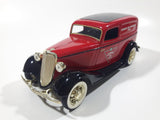 Liberty Classics Canadian Tire 1934 Ford Delivery Red 1/25 Scale Die Cast Toy Car Vehicle Coin Bank No Key