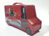 Vandor Marvel Deadpool Corps Chimichanga Food Catering Truck Shaped Red Embossed Tin Metal Lunch Box