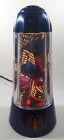 2001 Rabbit Tanaka Marvel Comics Spider-Man Blue 14" Tall Rotating Turning Motion Lamp Light