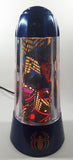 2001 Rabbit Tanaka Marvel Comics Spider-Man Blue 14" Tall Rotating Turning Motion Lamp Light