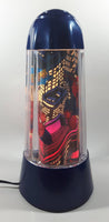 2001 Rabbit Tanaka Marvel Comics Spider-Man Blue 14" Tall Rotating Turning Motion Lamp Light