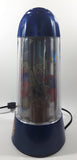 2001 Rabbit Tanaka Marvel Comics Spider-Man Blue 14" Tall Rotating Turning Motion Lamp Light