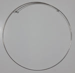 Ball End Wrap Around Metal Necklace 15" Long