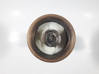 Pedestal Style Wood Candle Stick Holder 9 1/4" Tall