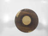 Pedestal Style Wood Candle Stick Holder 9 1/4" Tall