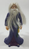 2002 Mattel Warner Bros Harry Pottery Magical Minis Albus Dumbledore 4 1/2" Tall Plastic Toy Figure