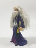 2002 Mattel Warner Bros Harry Pottery Magical Minis Albus Dumbledore 4 1/2" Tall Plastic Toy Figure