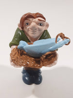 Disney Hunchback of Notre Dame Quasimodo Holding Nest with Blue Bird PVC Toy Figure 3 1/8" Tall